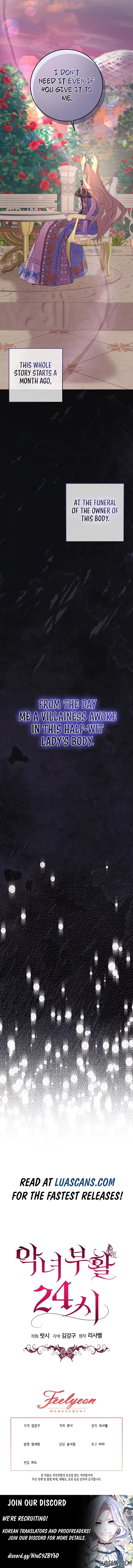 24 Hours Resurrection of the Villainess Chapter 1 Page 111