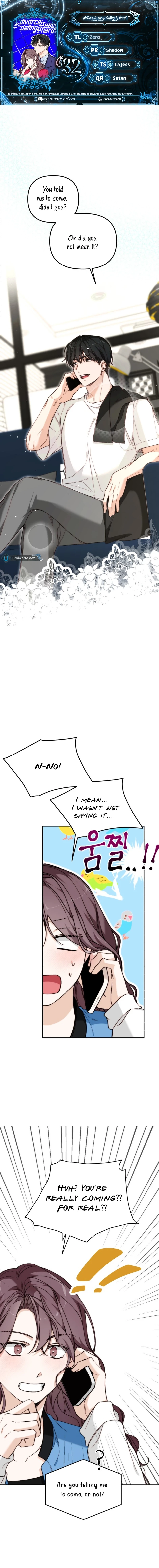 Divorce Is Easy, but Love Is Hard Chapter 32 Page 1