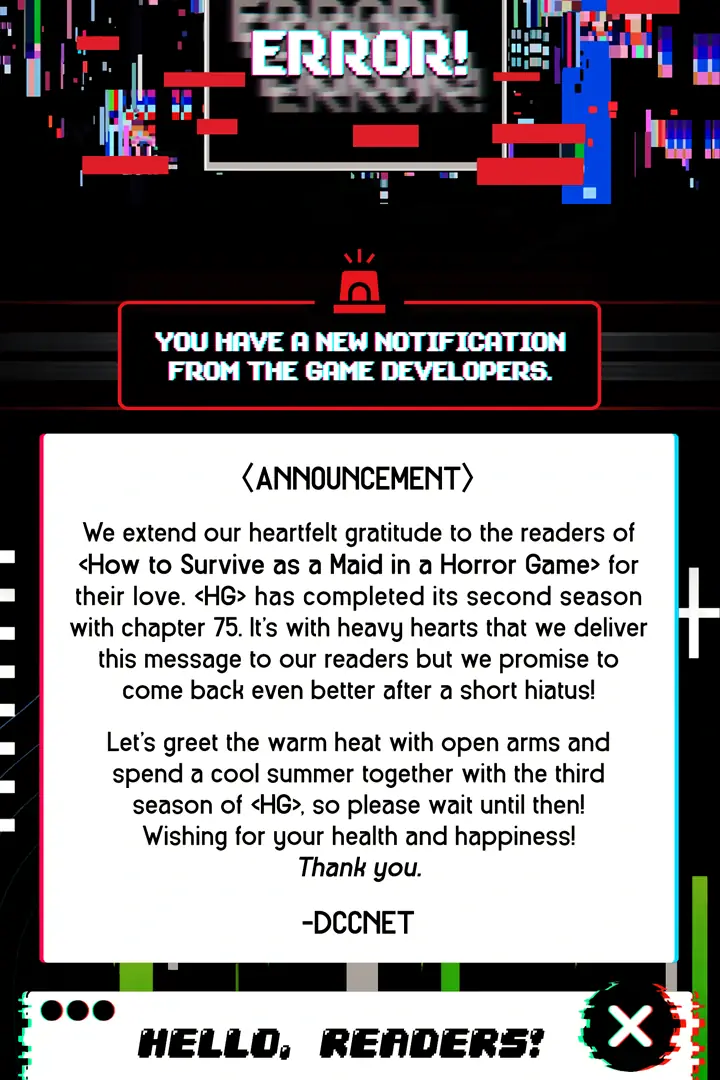 How to Survive as a Maid in a Horror Game Chapter 75 Page 98