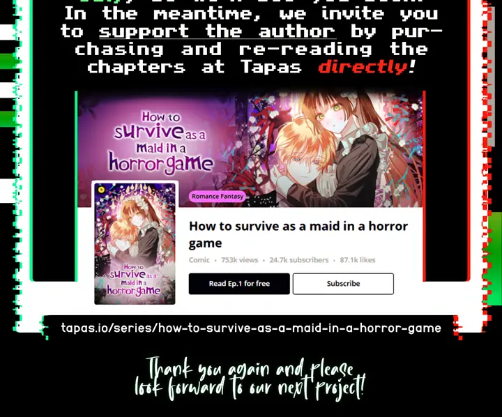 How to Survive as a Maid in a Horror Game Chapter 75 Page 100
