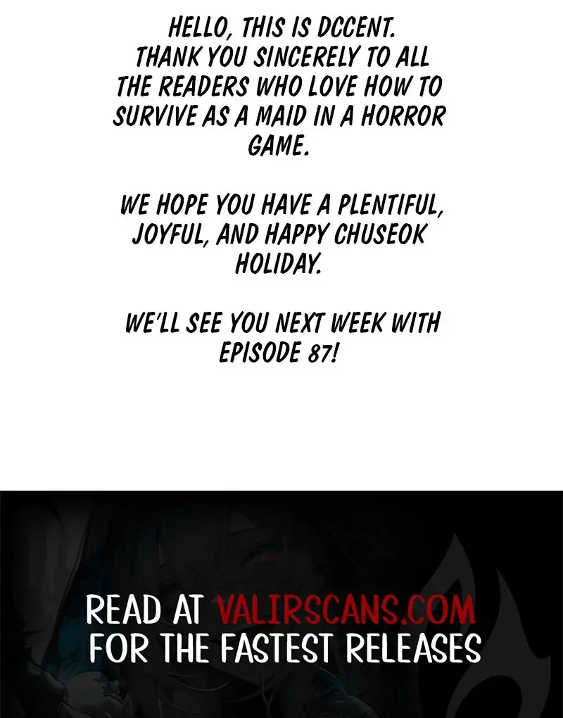 How to Survive as a Maid in a Horror Game Chapter 86 Page 85