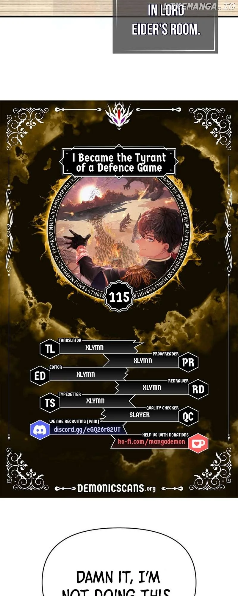 I Became the Tyrant of a Defence Game Chapter 115 Page 2