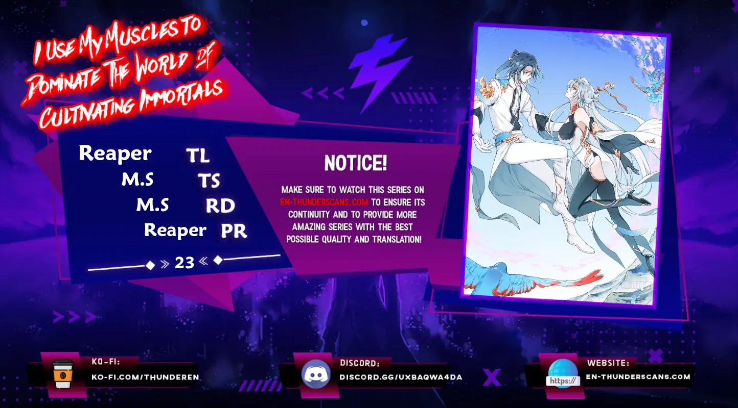 I Use My Muscles to Dominate the World of Cultivating Immortals Chapter 23 Page 1