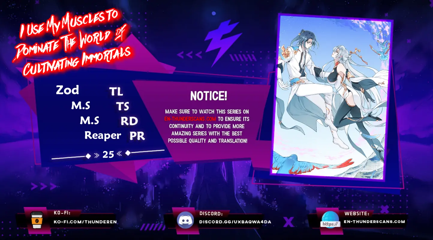 I Use My Muscles to Dominate the World of Cultivating Immortals Chapter 25 Page 1