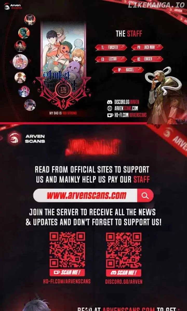 My Dad Is Too Strong Chapter 176 Page 1