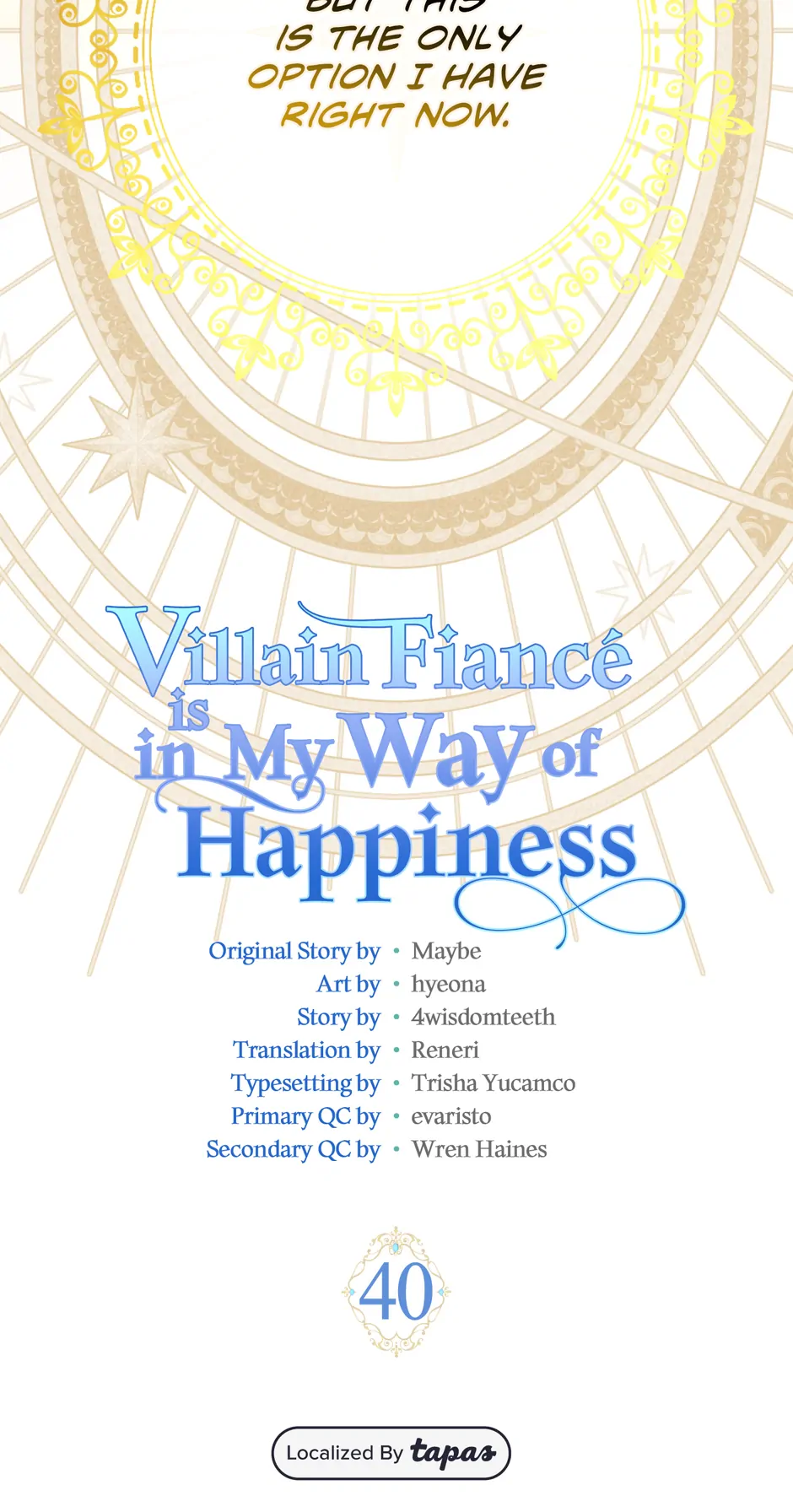 Villain Fiancé Is in My Way of Happiness Chapter 40 Page 13
