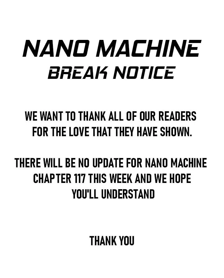 Nano Machine Chapter 116.5 Page 1