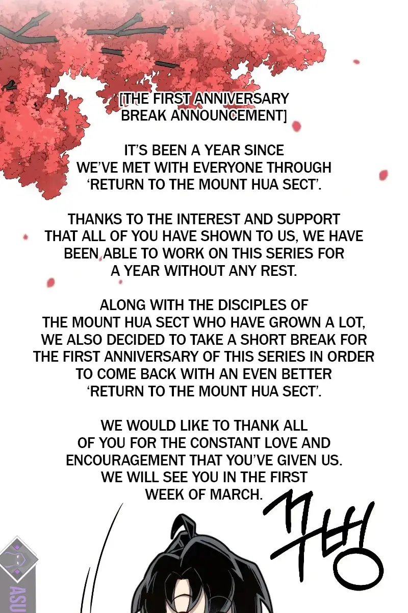 Return of the Mount Hua Sect Chapter 52 Page 147