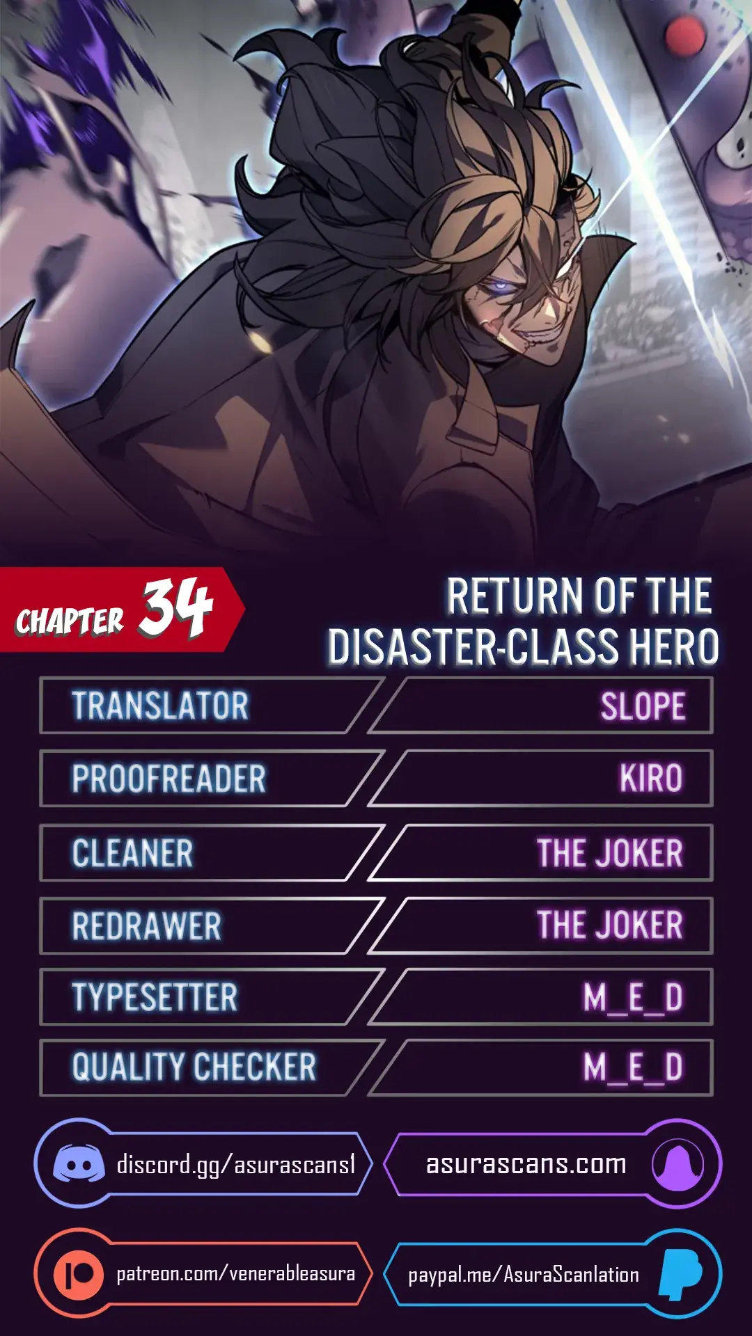 Return of Disaster Class Hero Chapter 34 Page 1