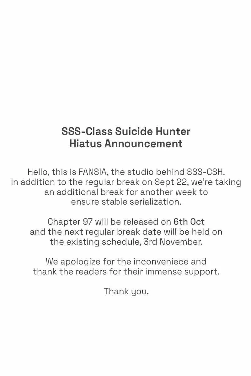 SSS Class Revival Hunter Chapter 96.5 Page 2