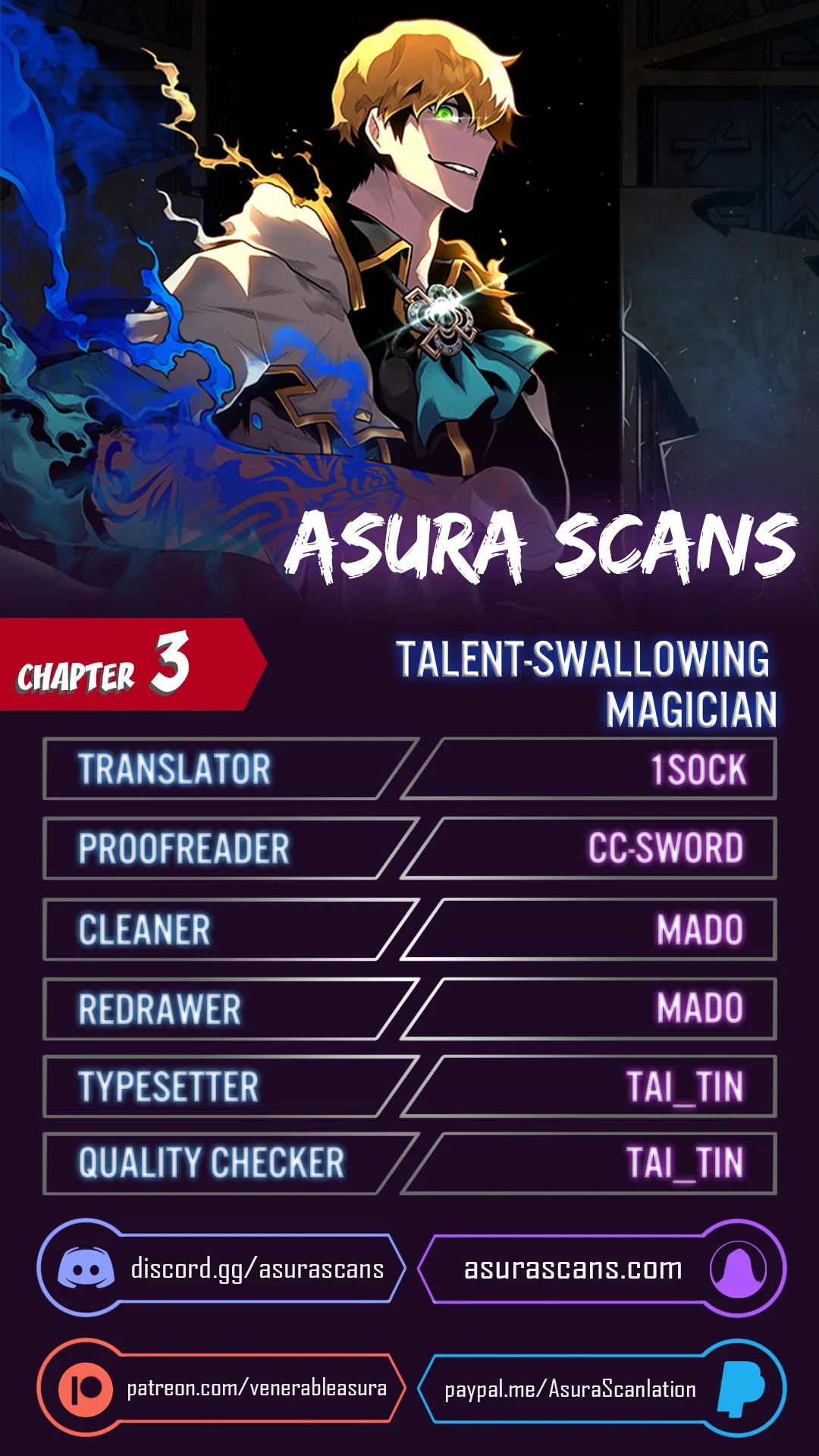 Talent-Swallowing Magician Chapter 3 Page 1