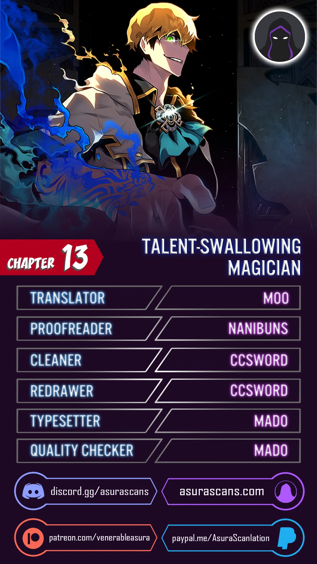 Talent-Swallowing Magician Chapter 13 Page 1