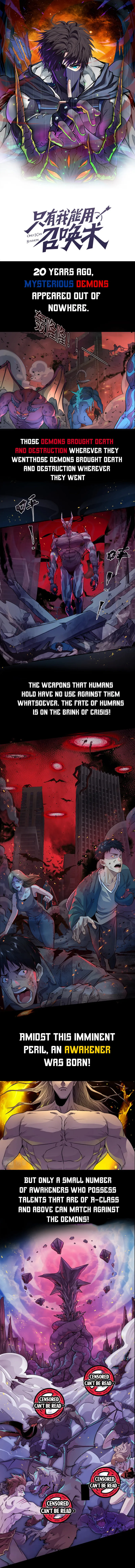 The Lone SSS-Class Summoner Chapter 0 Page 1