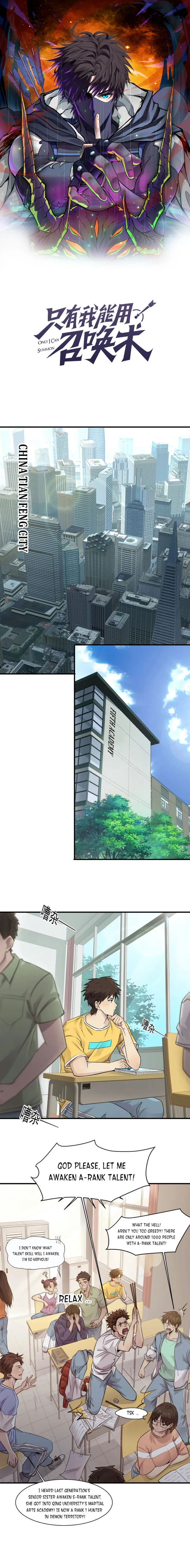 The Lone SSS-Class Summoner Chapter 1 Page 1