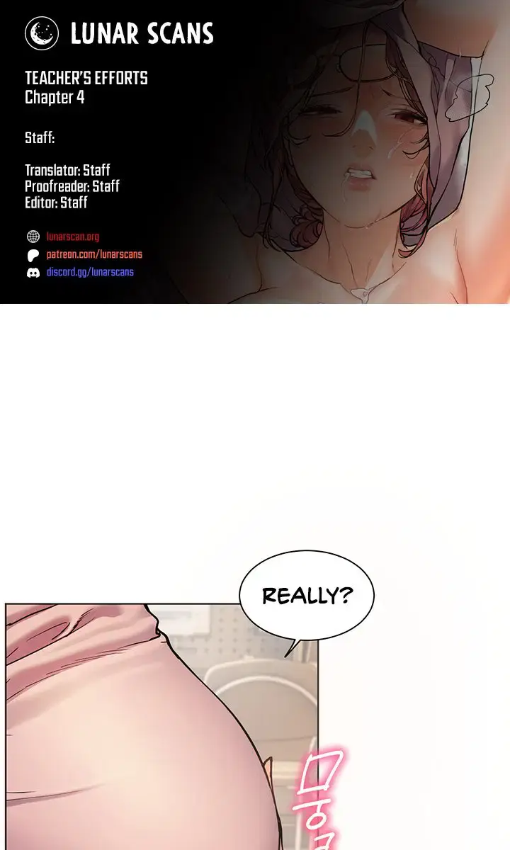 Teacher's Efforts Chapter 4 Page 1