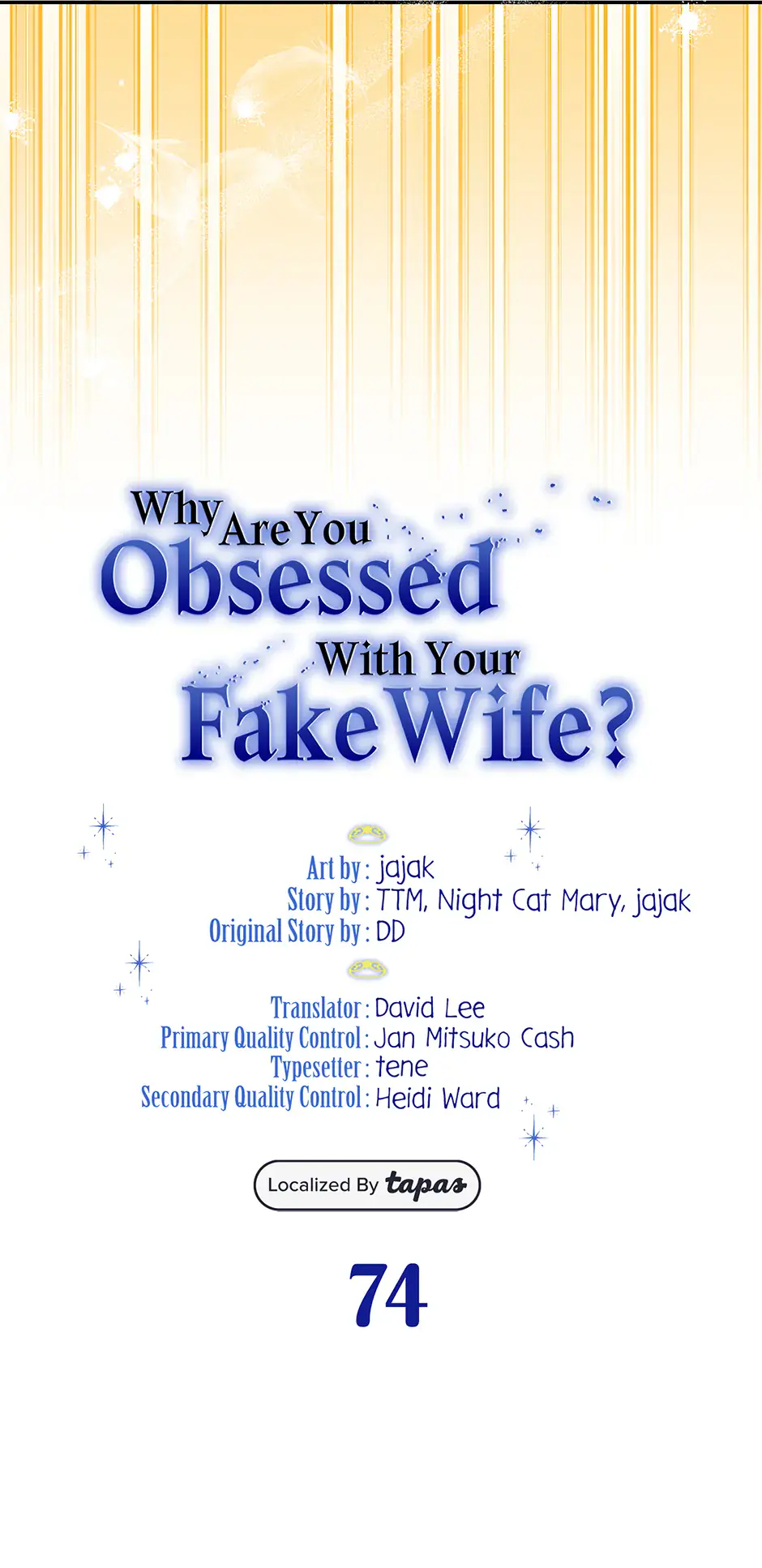 Why Are You Obsessed With Your Fake Wife? Chapter 74 Page 25